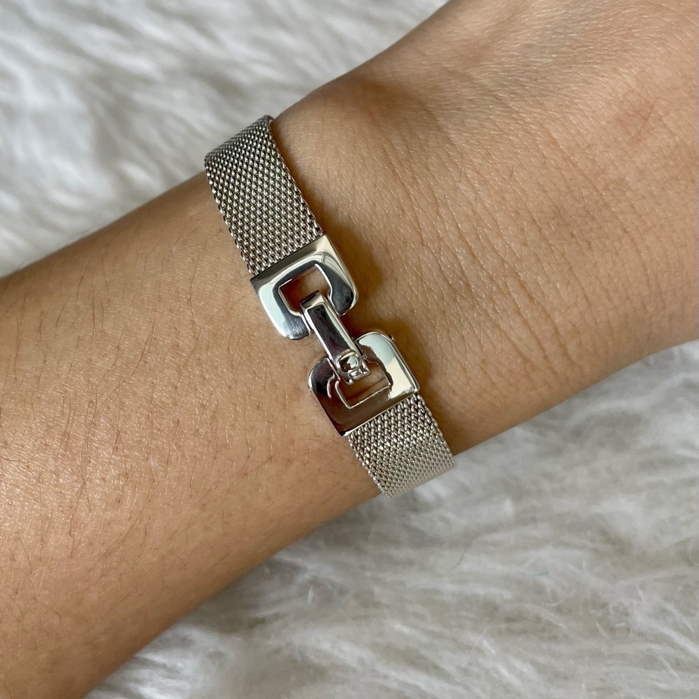 Tiffany and Co. Fine Mesh Silver Bracelet